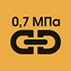 Прочность сцепления 0,7 МПа Прочность сцепления 0,7 МПа
