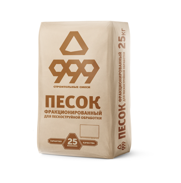 Песок для пескоструйной обработки ф. (0,63-1,0 мм) (25 кг)