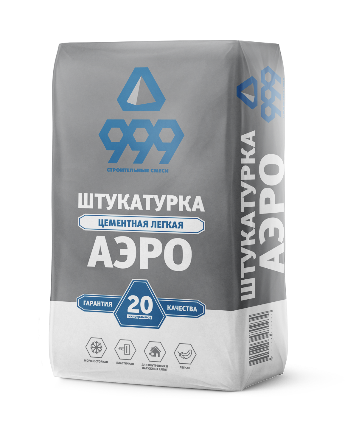 аэро цементная штукатурка (20 кг) 