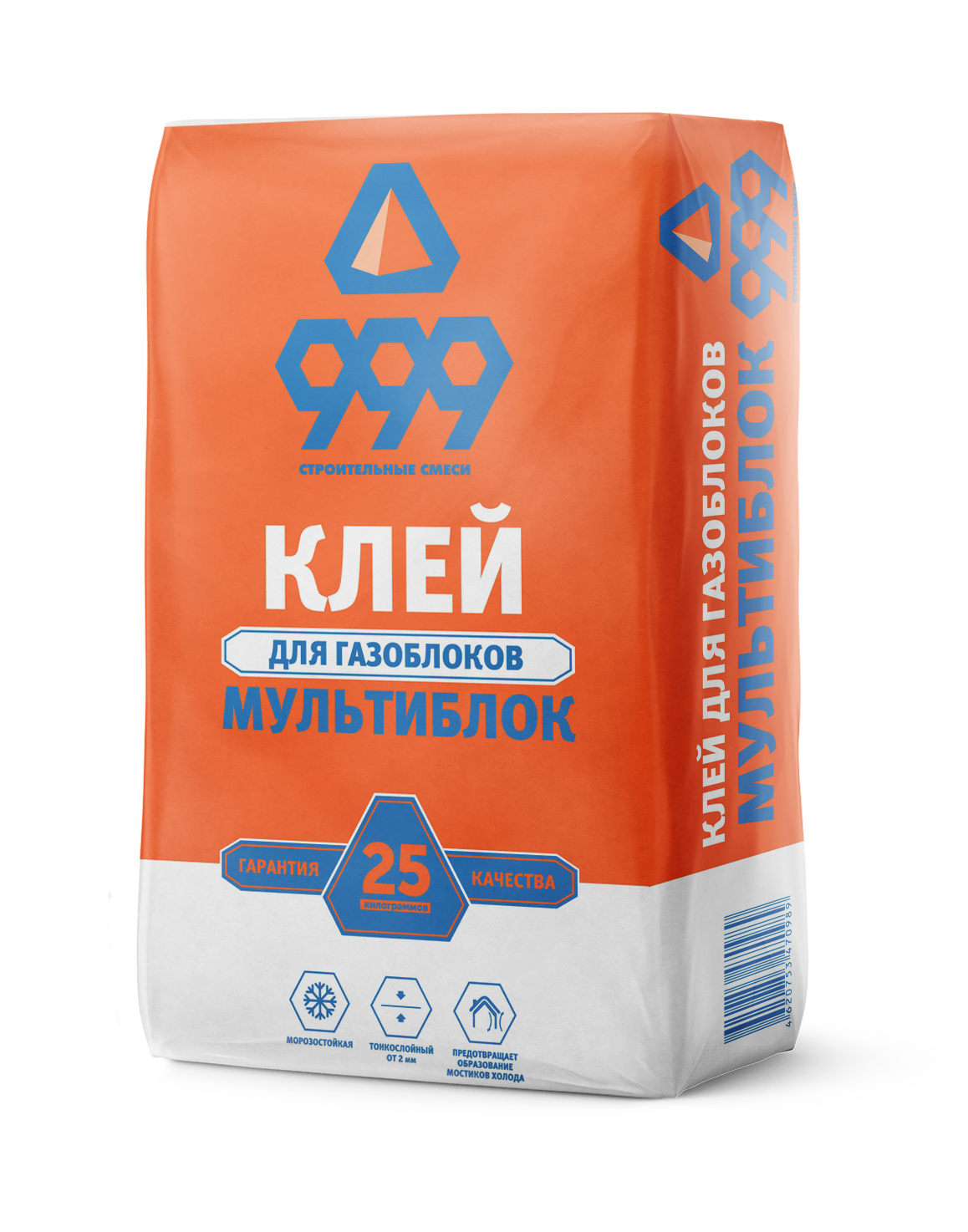 клей для газоблоков мультиблок 25 кг 
