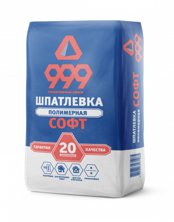 софт шпатлевка полимерная (20 кг)