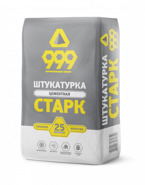старк цементная штукатурка  ручного нанесения  (25 кг)