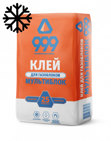 клей для газоблоков мультиблок 25 кг зимний 