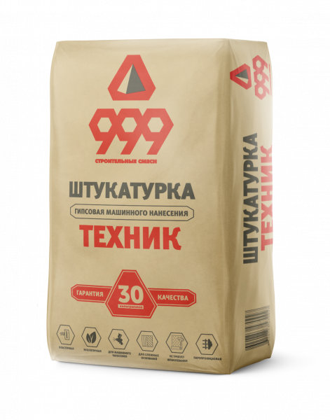 гипсовая штукатурка для машинного нанесения техник 30 кг