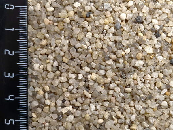 песок кварцевый  1,0-3,0 мм 