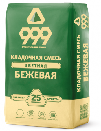 кладочная смесь цветная м150 бежевая 25 кг