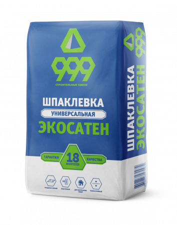 экосатен шпатлевка гипсовая 5 кг / 18 кг