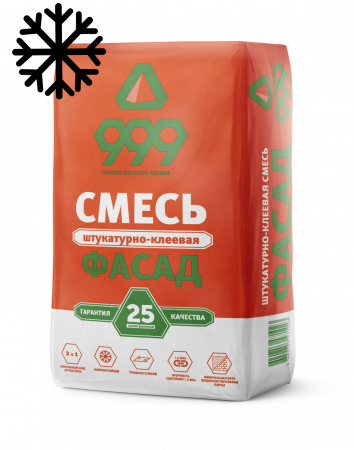 смесь штукатурно-клеевая фасад 25 кг зимняя 