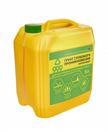 грунт глубокого проникновения ведро/канистра 5 л. 