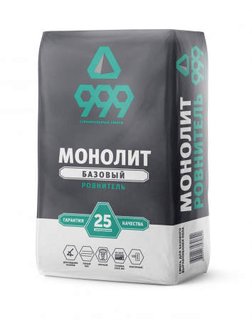 базовый ровнитель монолит 25 кг 